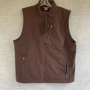 Men’s Ariat Vest Brown Softshell XL